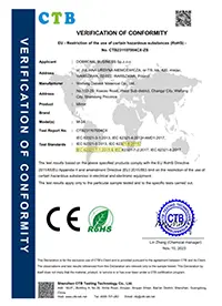 CE Mirror certificate