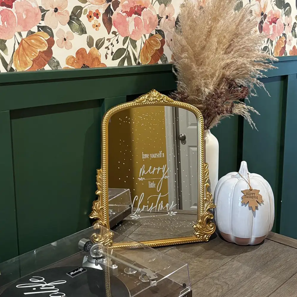 How to decorate a mirror for Christmas - Company News - 2