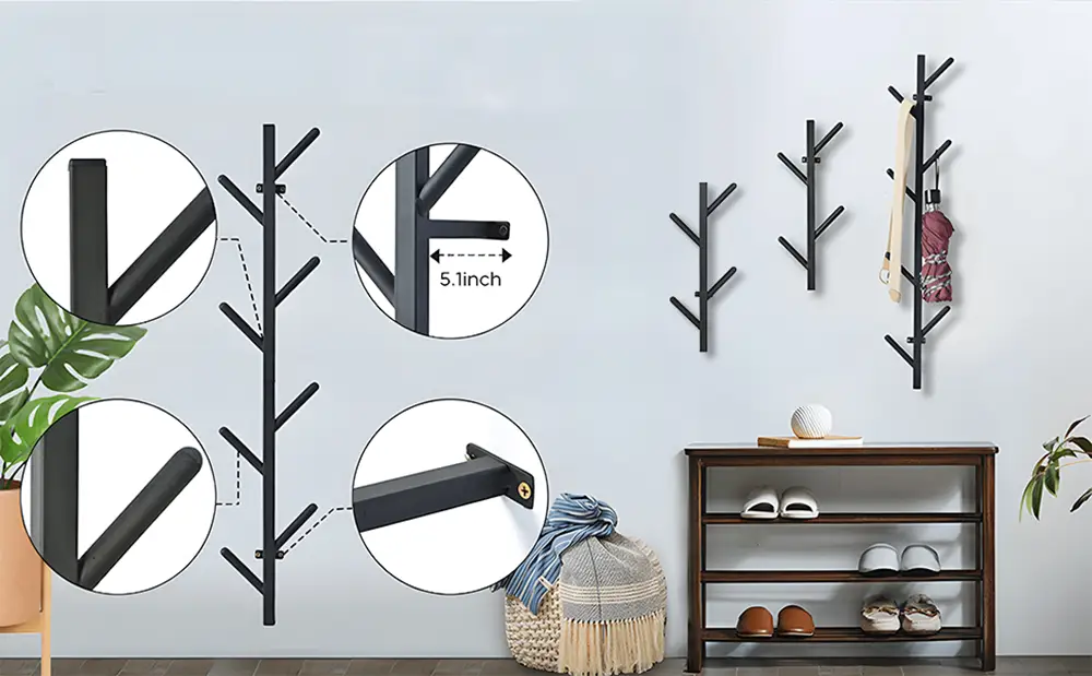 Black Coat Rack