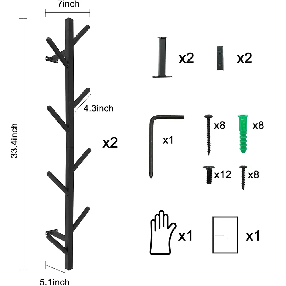 Floating Coat Rack